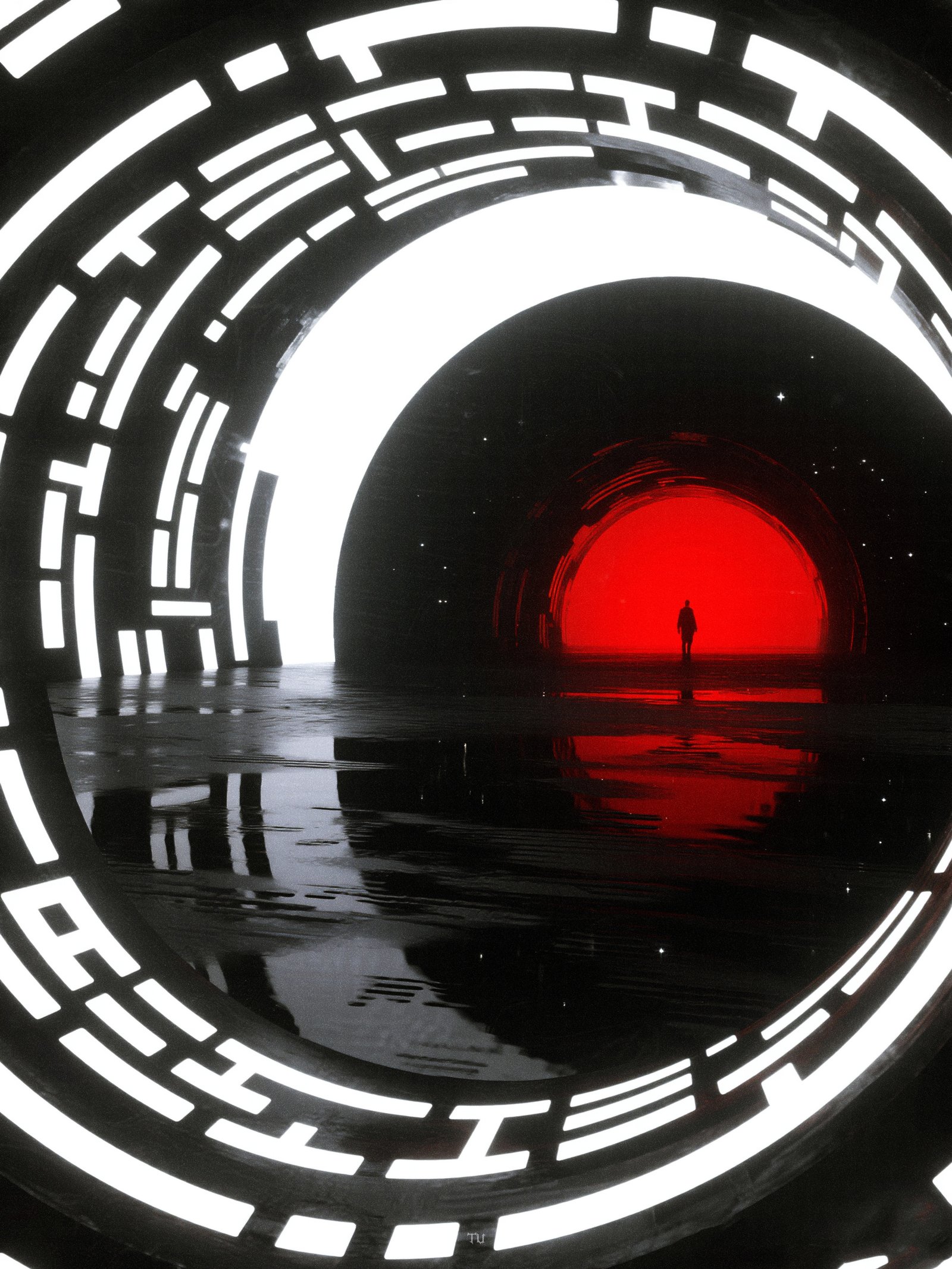 Through
